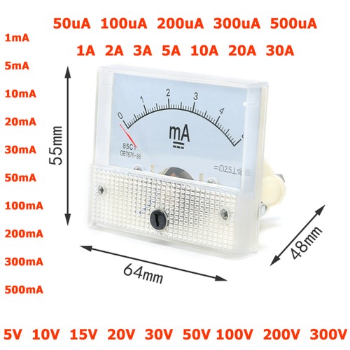 Dc50ua 30a ammeter 5v - dc50ua,