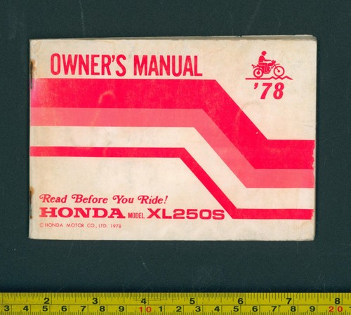 Honda xl250s owners - honda,