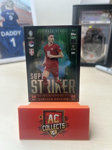 Match attax euro - euro, vlahovic