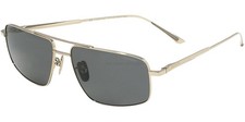 Chopard Men's Polarized Gold-Tone Titanium Navigator Sunglasses - SCHF21M60300P