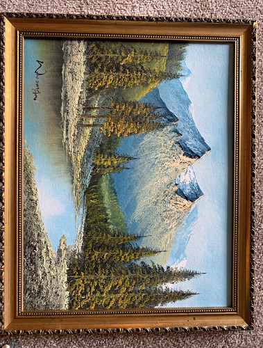 Signed framed original - signed, realism