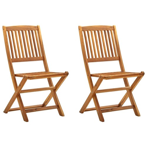 Folding chairs solid acacia - chairs,