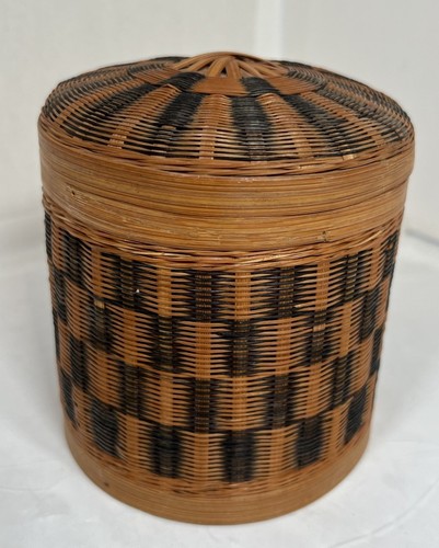 Wicker woven basket - woven,