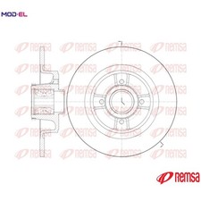 2x BRAKE DISC 6698.20 FOR
