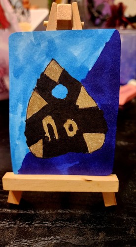 Aceo original art card - card, no