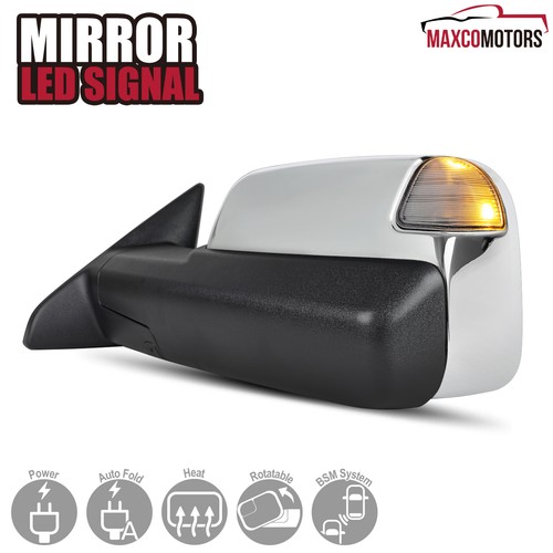 Left side chrome tow mirror - chrome,