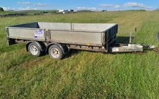 Ifor williams LM125G twin axle dropside flatbed trailer, Graham edwards, bateson