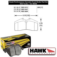 Hawk Performance Ceramic Front