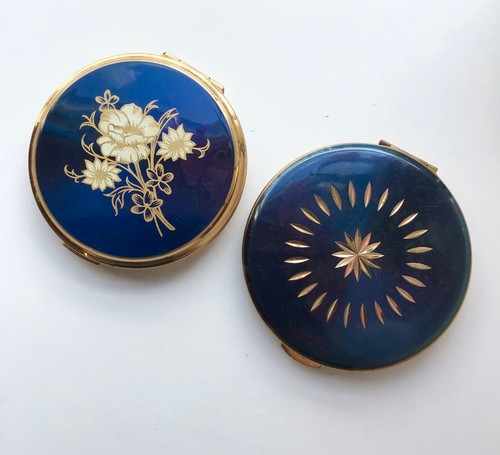 Vintage powder compacts - vintage,