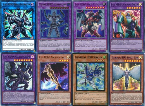 Yugioh evil hero 2024 - deck,