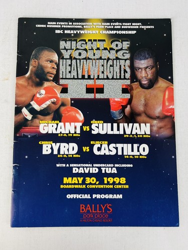Boxing official program - boxing,