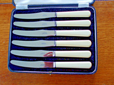 Vintage Set  6 x Faux Bone