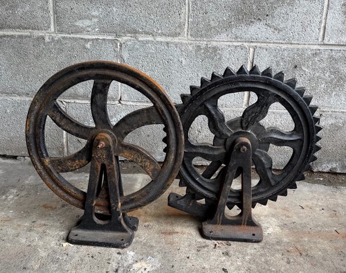 Vintage industrial cast iron - industrial,
