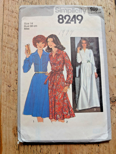 Simplicity 8249 vintage 1970s - 8249,