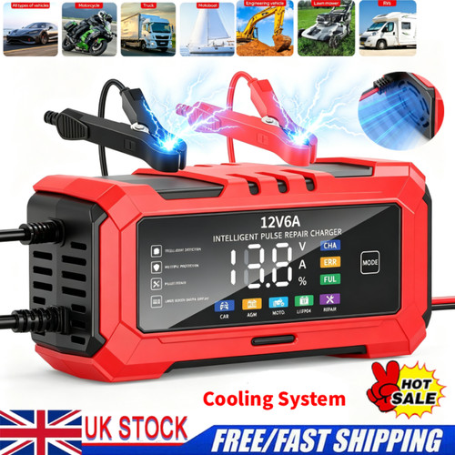 12v car battery - 6a,