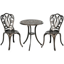 Outsunny 3PC Patio Bistro Set