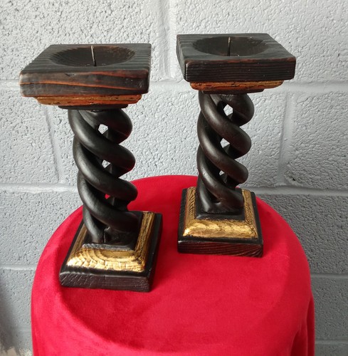 Pair vintage barley - a,