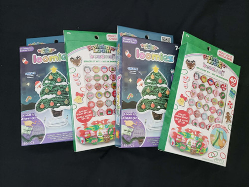 Rainbow loom lot - rainbow,