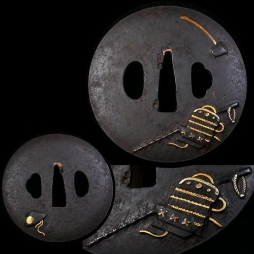 Tsuba armor horse tack - tsuba,