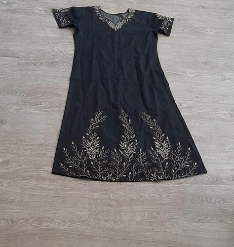 Black long tunic kurti top - tunic/kurti,