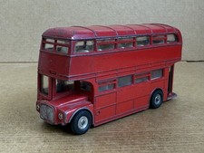Vintage Dinky AEC Routemaster Double Decker Bus, No 289, Original, Red, Resto.