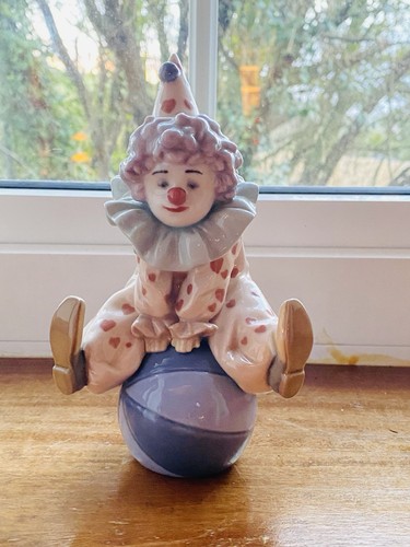 Lladró porcelain clown - porcelain,