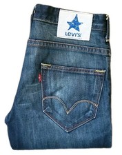 LEVIS Blue Star Jeans Rare Vintage Mens W 32 L 32 Blue Denim Red Tab
