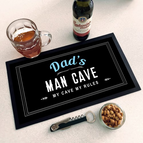 Dad man cave - man,