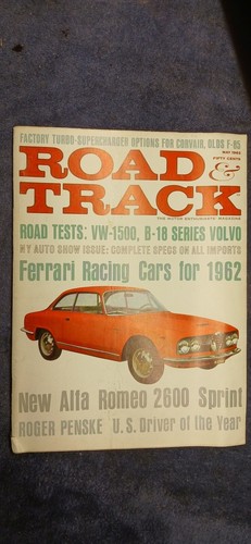 Road track magazine - road, may