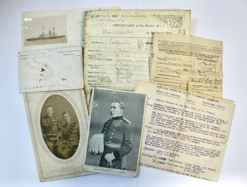 Job lot ww1 military ephemera - ww1,