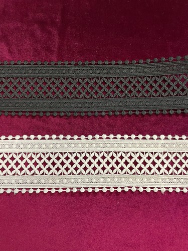 8cm embroidered lace cotton - 8cm,,