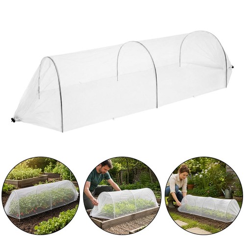 Garden net grow tunnel - garden, veg