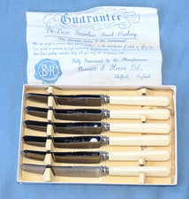 Vintage Boxed Faux Bone