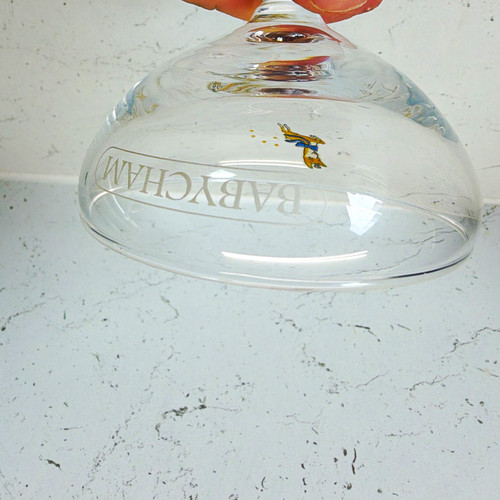 Babycham stemmed coupe - stemmed,