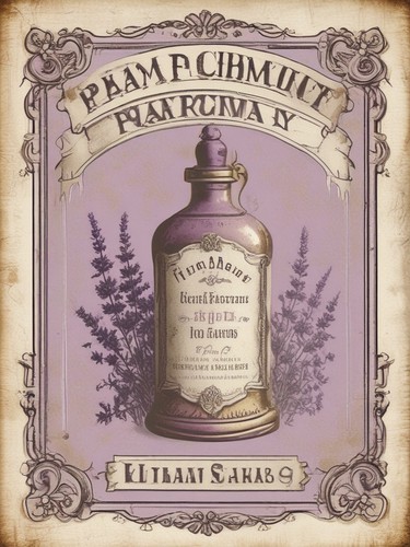 Vintage pharmacy sign french - vintage,
