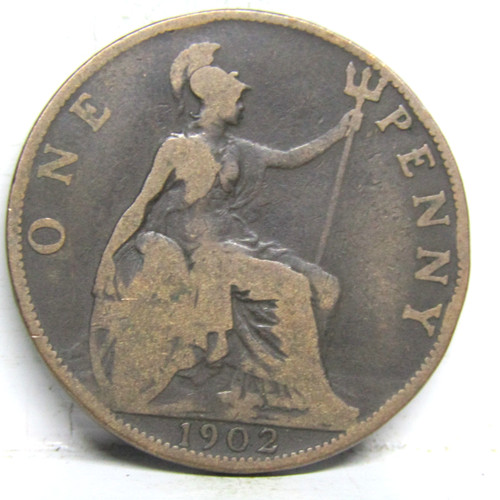 1902 low tide one penny - tide,