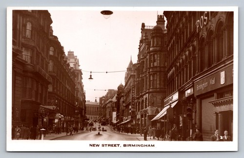 Postcard birmingham new - postcard,