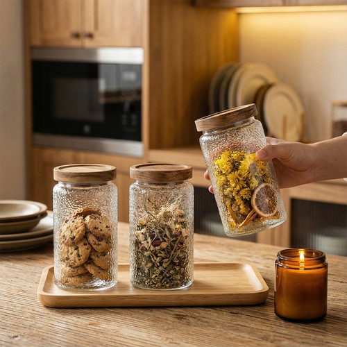 Pack glass jars - jars, with