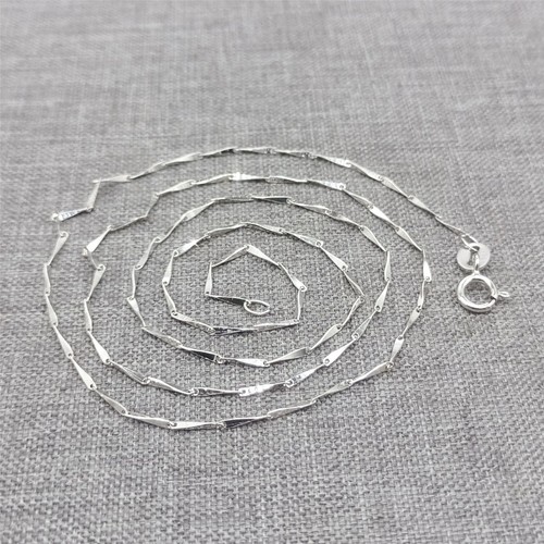 Sterling silver dapped bar - silver,