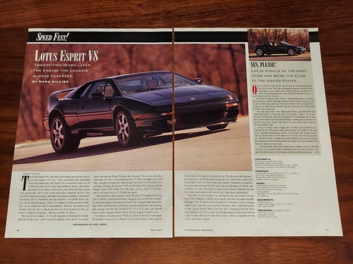 Lotus esprit magazine - lotus,