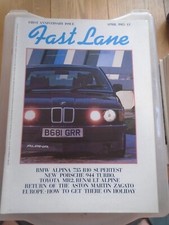 Fast Lane Apr 1985 Alpina B10