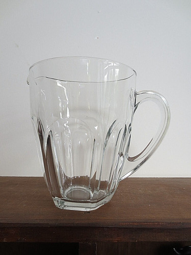 Vintage glass jug - vintage,