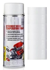 SATIN WHITE Brake Caliper Paint Spray Aerosol 400ml (VHT/W) Motorbike V