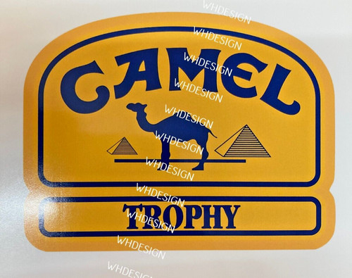 Vintage camel trophy - camel, window