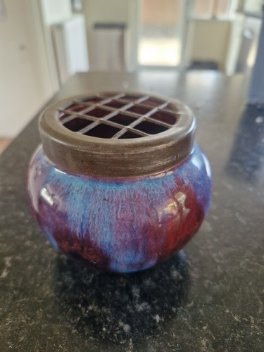 Vintage chinese flambe - chinese, pot