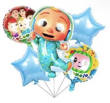 COCO MELON BIRTHDAY Party BALLOONS Blue