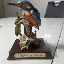The Leonardo Collection Kingfisher Decorative Figurine Sculpture On Plinth