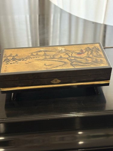 Japanese music box black - japanese,