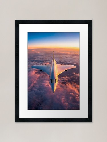 Concorde speedbird framed art - framed,