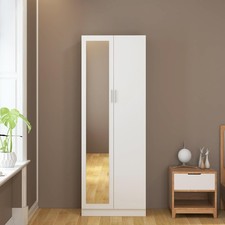 2 Door Wardrobe with Mirror
